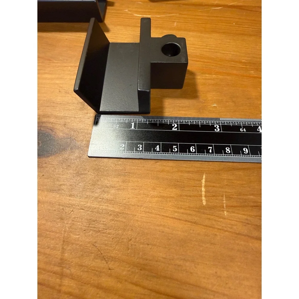 Pottery Barn Adjustable Frame Brackets Set of 4 Black Wall Display Hardware